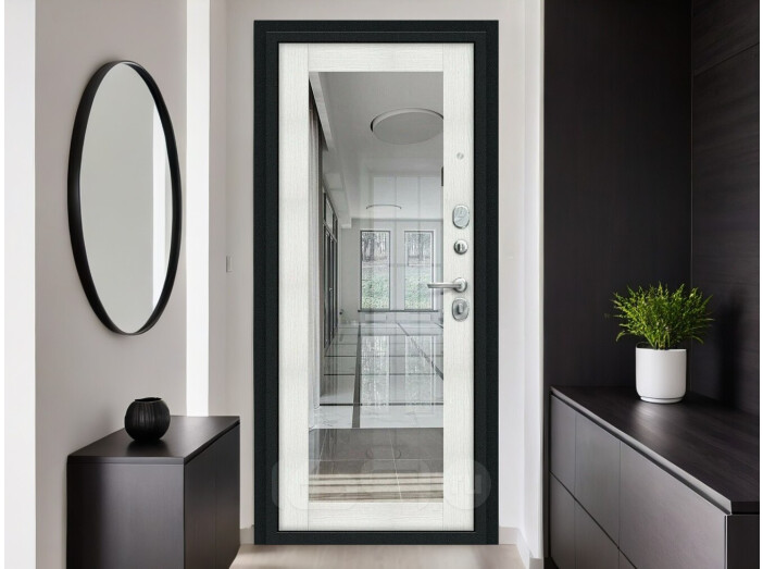 ДC Bravo R-2 Флэш (119/Б15) Bianco Veralinga R/Букле черное 205*96 Левая