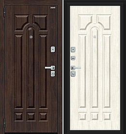Дверь входная Форт/BChrome Almon/Nordic Oak, 2 замка
