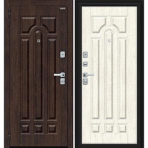 Дверь входная Форт/BChrome Almon/Nordic Oak, 2 замка