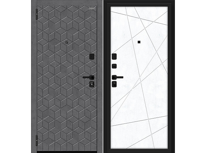 ДC Bravo R-3 Кьюб/SBlack Slate Art/Snow Art 205*86 Левая