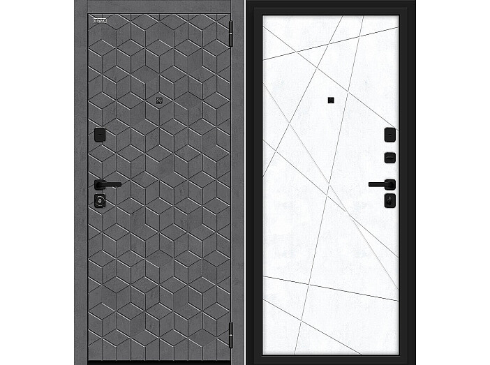 ДC Bravo R-3 Кьюб/SBlack Slate Art/Snow Art 205*86 Правая