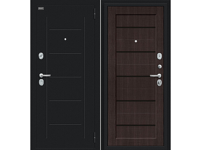 ДC Bravo R Борн Wenge Melinga/Букле черное 205*86 Правая