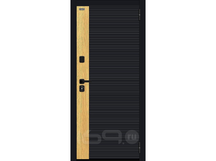 ДC Эво/SBlack Black Shell-Wotan Oak/White Silk 205*96 Левая