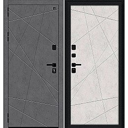 Дверь входная Граффити-5/5 Slate Art/Look Art, 2 замка, с ночной задвижкой