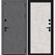 Дверь входная Граффити-5/5 Slate Art/Look Art, 2 замка, с ночной задвижкой