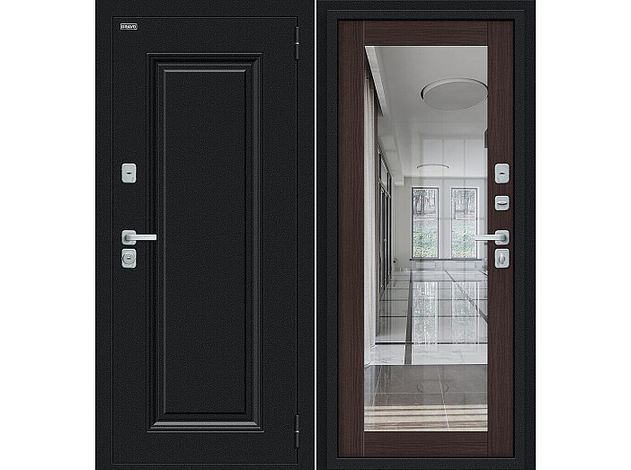 ДC Bravo Thermo Флэш МФ/BChrome Букле черное/Wenge Melinga 205*86 Левая