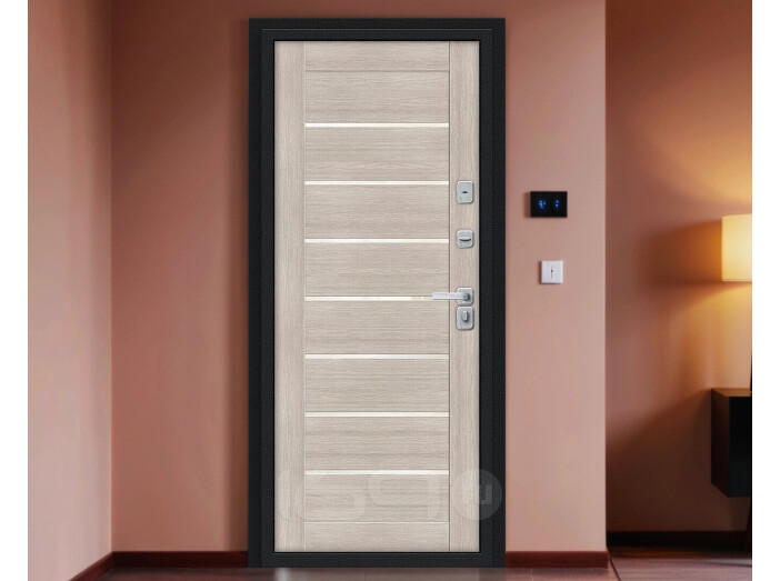 ДC Bravo Thermo Техно Д2/BChrome Букле черное/Cappuccino Melinga 205*86 Правая