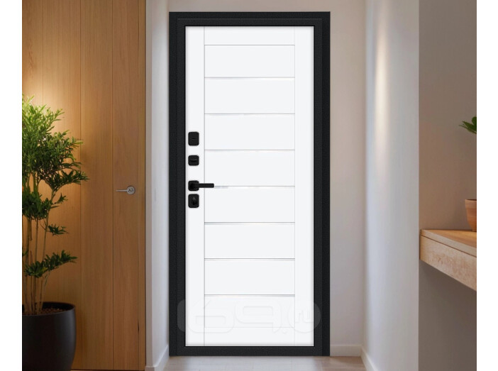 ДC Bravo Thermo Техно Д2/SBlack Букле черное/White Silk 205*86 Левая