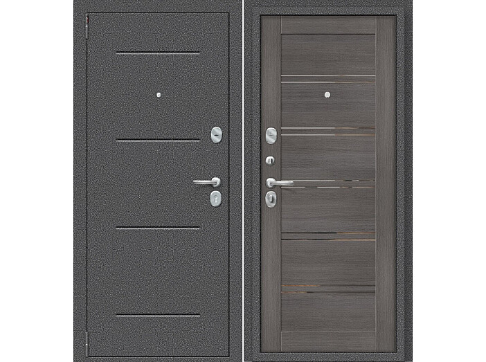 ДС Porta R-2 104/П28 Grey Veralinga MG/Антик Серебро 205*88 Левая