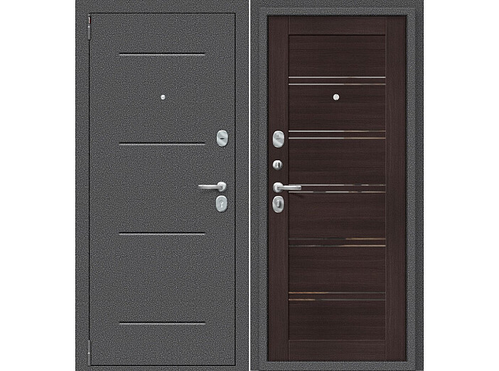 ДС Porta R-2 104/П28 Wenge Veralinga MG/Антик Серебро 205*88 Левая