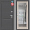 ДС Porta T2 104/П15 Cappuccino Veralinga R/Антик Серебро 205*88 Левая
