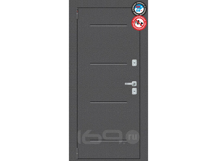 ДС Porta T2 104/П22 Bianco Veralinga WW/Антик Серебро 205*88 Левая