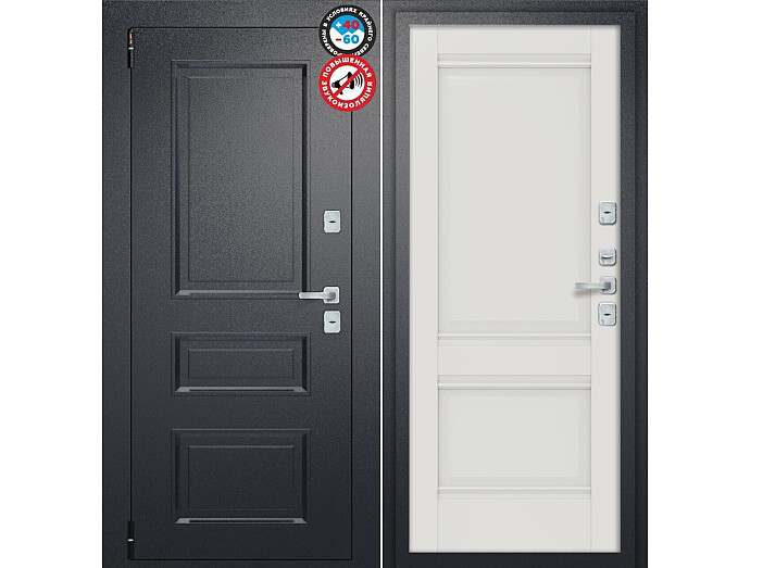 ДС Porta T4 403/К42 Alaska/Букле Черный 205*98 Левая