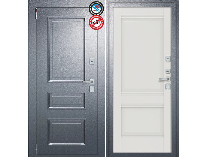 ДС Porta T4 403/К42 Alaska/Букле Графит 205*88 Левая
