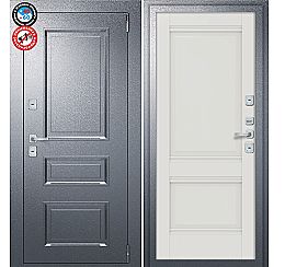Дверь входная металлическая «Porta T4 403/К42» Букле Графит/Alaska