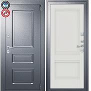 Дверь входная Porta T4 403/К42 с терморазрывом Букле Графит/Alaska, 2 замка, с ночной задвижкой