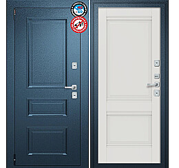 Дверь входная Porta T4 403/К42 с терморазрывом Букле Мирана/Alaska, 2 замка, с ночной задвижкой