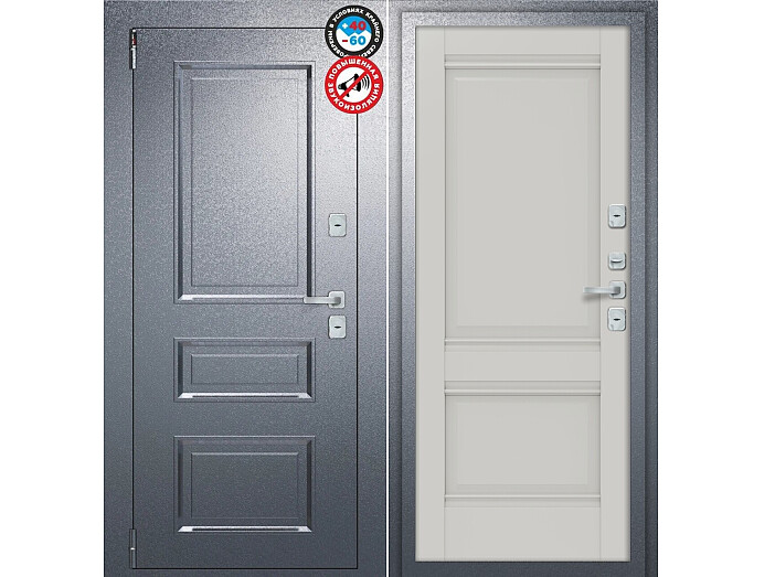 ДС Porta T4 403/К42 Nardo Grey/Букле Графит 205*88 Левая