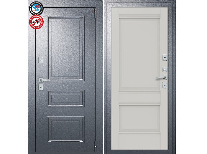 ДС Porta T4 403/К42 Nardo Grey/Букле Графит 205*88 Левая