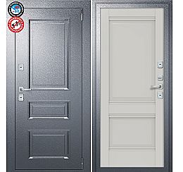 Дверь входная металлическая «Porta T4 403/К42» Букле Графит/Nardo Grey