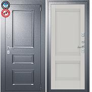 Дверь входная Porta T4 403/К42 с терморазрывом Букле Графит/Nardo Grey, 2 замка, с ночной задвижкой