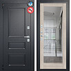 tumb 1 - ДС Porta T4 403/П15 Cappuccino Veralinga R/Букле Черный 205*88 Левая