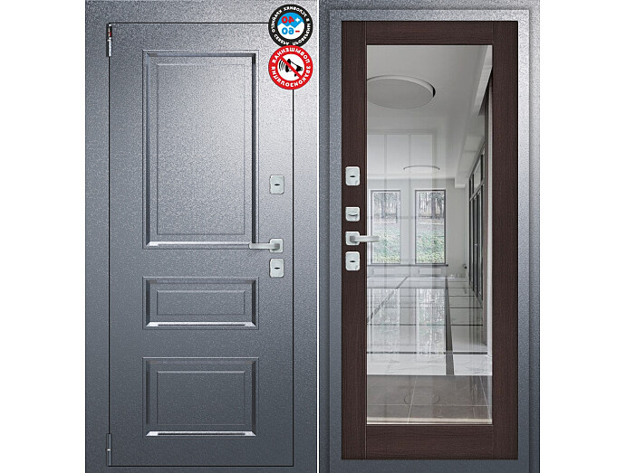 ДС Porta T4 403/П15 Wenge Veralinga R/Букле Графит 205*88 Левая