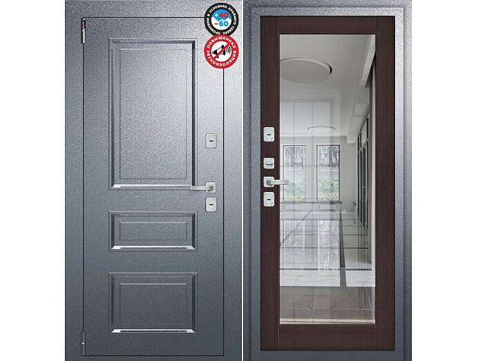 ДС Porta T4 403/П15 Wenge Veralinga R/Букле Графит 205*98 Левая