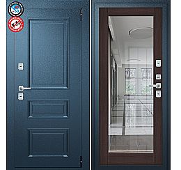 Дверь входная металлическая «Porta T4 403/П15» Букле Мирана/Wenge Veralinga