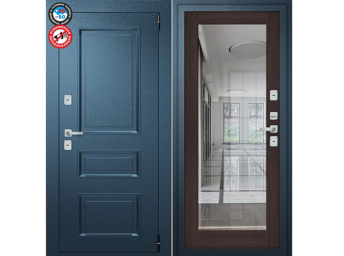 ДС Porta T4 403/П15 Wenge Veralinga R/Букле Мирана 205*88 Правая