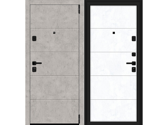 ДС Porta M-3P 4/4 Grey Art/Snow Art/Лунный камень/BE 205*88 Правая