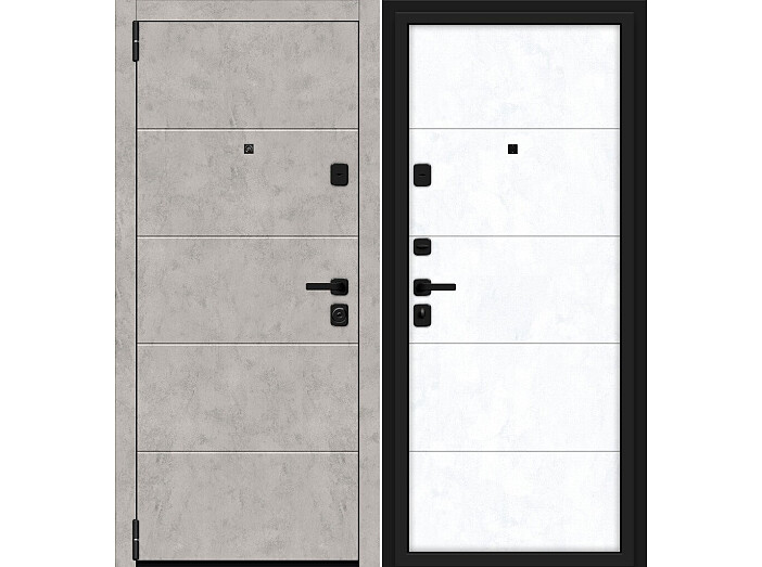 ДС Porta M-3P 4/4 Grey Art/Snow Art/Лунный камень/BE 205*98 Левая