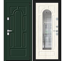 Дверь входная металлическая «Porta M-3P 55.56» Green Stark/Nordic Oak
