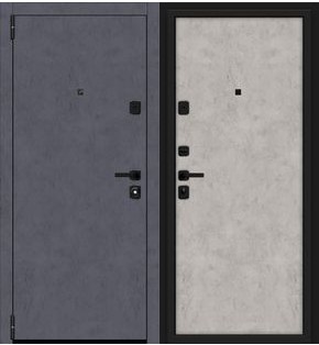 Дверь входная Porta M-3P П50/50 Graphite Art/Grey Art, 2 замка, с ночной задвижкой