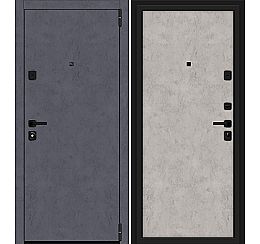 Дверь входная Porta M-3P П50/50 Graphite Art/Grey Art, 2 замка, с ночной задвижкой