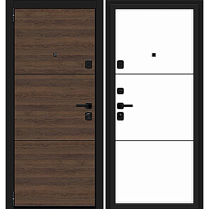 Дверь входная Porta M-3P П50/50 (AB-4) Tobacco Greatwood/Silky Way, 2 замка