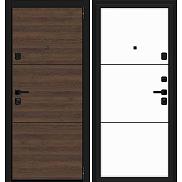 Дверь входная Porta M-3P П50/50 (AB-4) Tobacco Greatwood/Silky Way, 2 замка, с ночной задвижкой