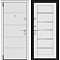Дверь входная Porta M-3 8/Л28 White Stark/Virgin, с зеркалом, 2 замка