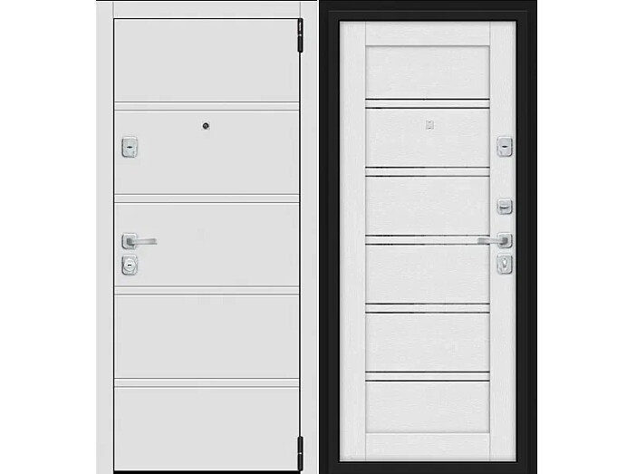 ДС Porta M-3 8/Л28 White Stark/Virgin MG/Лунный камень 205*88 Правая