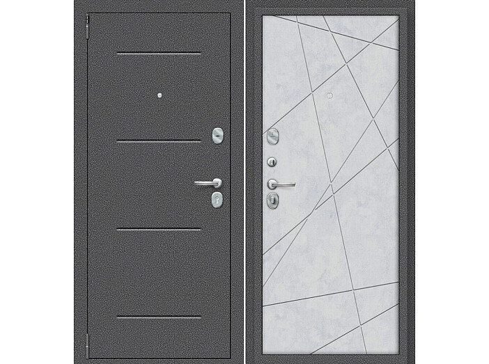 ДС Porta R-2 104/15 Snow Art /Антик Серебро 205*88 Левая