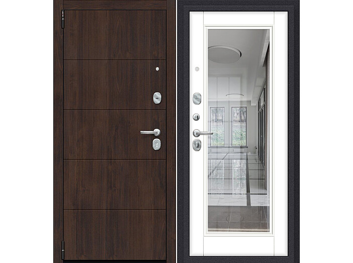 ДС Porta R-3 4/П61 Almon 28/Super White R/Лунный камень 205*88 Левая