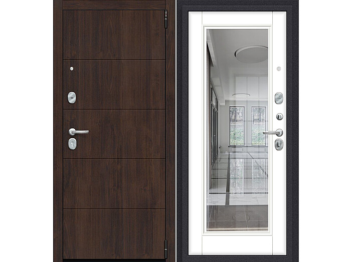 ДС Porta R-3 4/П61 Almon 28/Super White R/Лунный камень 205*88 Левая