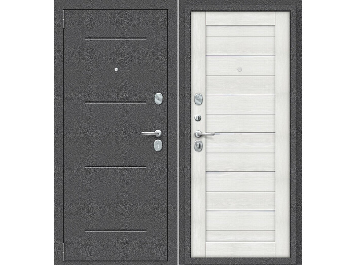 ДС Porta S-2P 104/П22 Bianco Veralinga WW/Антик Серебро 205*88 Левая