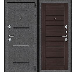Дверь входная металлическая «Porta S-2P 104/П22» Антик Серебро/Wenge Veralinga