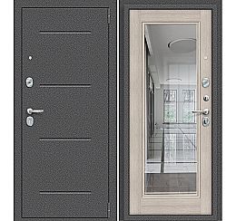 Дверь входная металлическая «Porta S-2P 104/П61» Антик Серебро/Cappuccino Veralinga