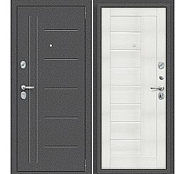 Дверь входная металлическая «Porta S-2P 109/П29» Антик Серебро/Bianco Veralinga