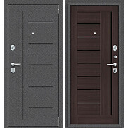 Дверь входная Porta S-2P 109/П29 Антик Серебро/Wenge Veralinga, 2 замка