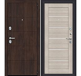 Дверь входная металлическая «Porta S-3P 4/П22» Almon 28/Cappuccino Veralinga WP