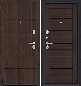 Дверь входная Porta S-3P 4/П22 Almon 28/Wenge Veralinga/Black Star, 2 замка