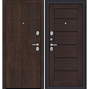 Дверь входная Porta S-3P 4/П22 Almon 28/Wenge Veralinga/Black Star, 2 замка